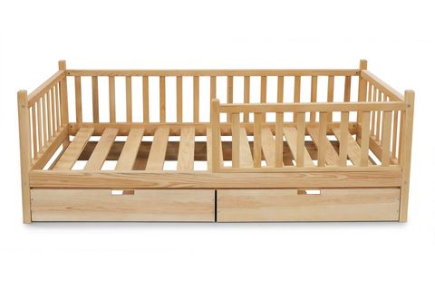 NATURKİDZ MONTESSORİ KARYOLA, ÇEKMECELİ, MASİF, 90X190