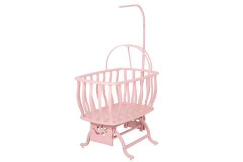 OTANTİK LÜKS SALLANIR SEPET BEŞİK, PEMBE, 60X90