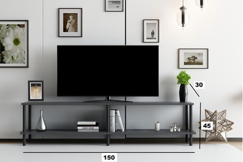 SOLE TV ÜNİTESİ, BENDIR MERMER, 150 CM