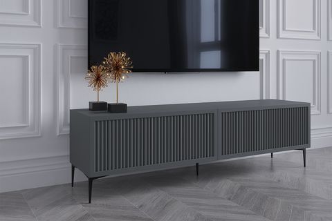 OLA TV ÜNİTESİ, GRİ, 160 CM