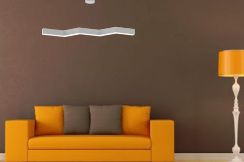 HEGZA LIGHTING SEGA LED AVİZE, GRİ KASA SARI IŞIK