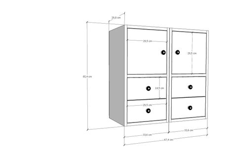 BK ÇOK AMAÇLI DOLAP, 4 KAPAKLI, ÇAD