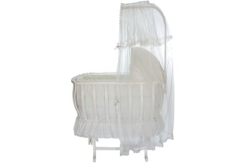 OTANTİK LÜKS SALLANIR SEPET BEŞİK, KREM, 60X90