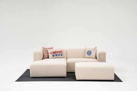 TAKUSAN KARE KIRLENT KILIFI, KIRMIZI ETNİK DESEN, 50X50