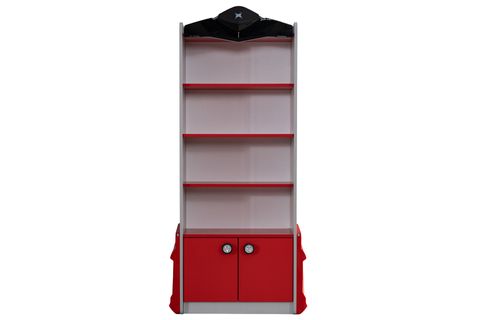 SPORTS ÇOCUK ODASI TAKIMI - KIRMIZI MERSO ARABALI YATAK