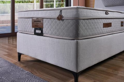 SAMBA TEK KİŞİLİK BAZA BAŞLIK YATAK SETİ, 120X200