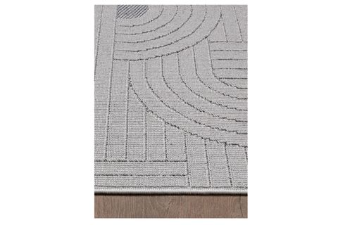 SOHO İSKADİNAV DOKUMA BUKLELİ MAKİNE HALISI, GRİ, 1098, 80X150