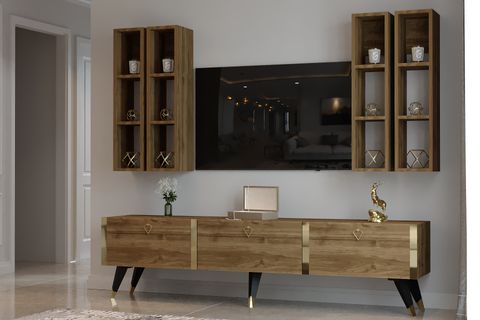 HOLM TV ÜNİTESİ, CEVİZ