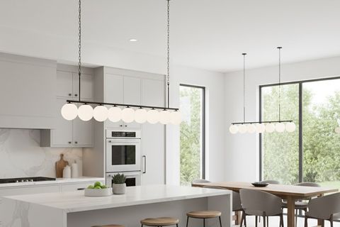 İREM DOKUZLU SIRALI AVİZE, SİYAH BEYAZ