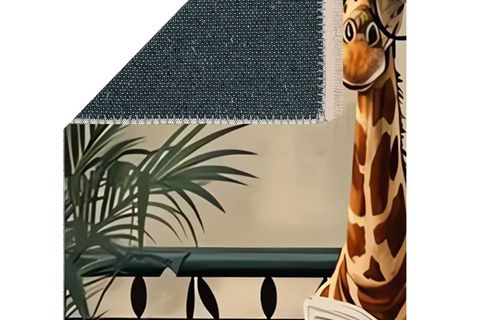 GİRAFFE BASKILI DOKUMA TABAN HALI, 188 YNG, 80X200 CM