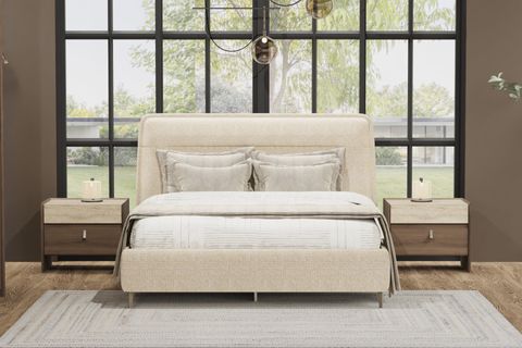 MADERA YATAK ODASI TAKIMI, AHŞAP KAPAKLI