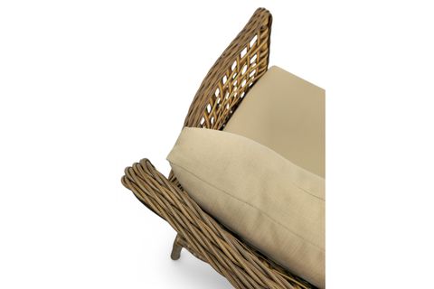 PAVİA RATTAN İKİLİ BAHÇE MOBİLYASI, KAHVERENGİ