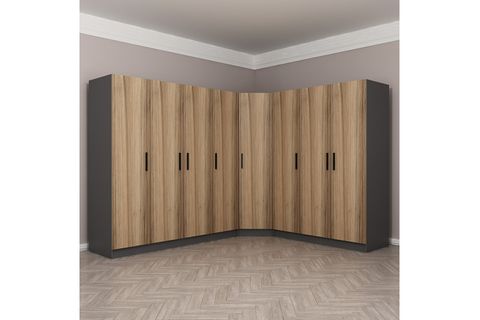 MİNAR KALE GARDIROP 03, 8 KAPAKLI, DORE