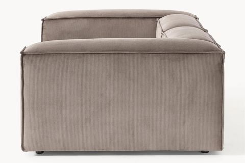 LENA İKİLİ FİTİLLİ KADİFE KOLTUK, KAHVERENGİ