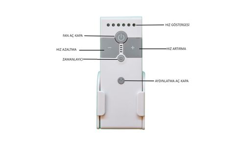 PROFAN ACTİVE KAHVERENGİ AYDINLATMALI BLUETOOTH HOPARLÖRLÜ UZAKTAN KUMANDALI 132 CM TAVAN VANTİLATÖRÜ