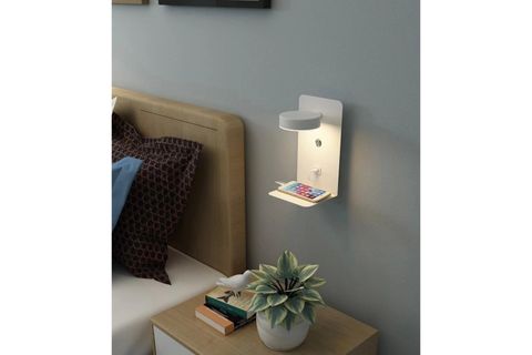 DUO USB ŞARJLI MAFSALLI OYNAR BAŞLIKLI APLİK, BEYAZ