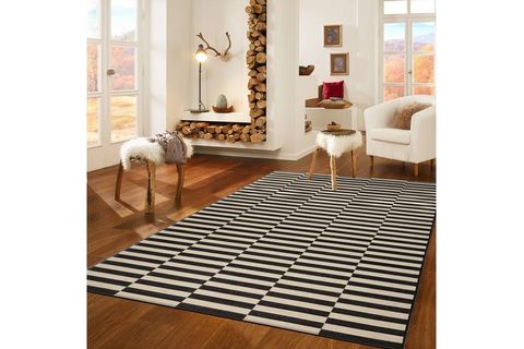 CASA SİSAL 20802A BEJ SİYAH KİLİM HALI 120*170