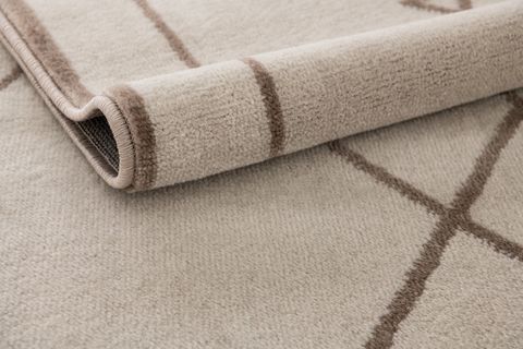 ANGORAHOME LİFE MAKİNE HALISI 6081, SAÇAKLI, BEJ, 200X300