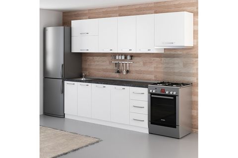 MİNAR VİOLA 275 CM MUTFAK DOLABI BEYAZ 275-B4