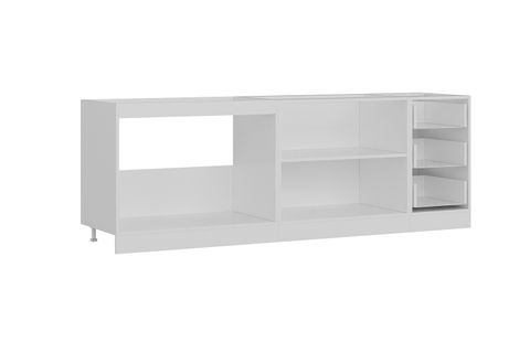 MİNAR 235 CM MUTFAK DOLABI BEYAZ DORE 235-D1-ALT MODÜL