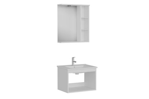 SANYA BANYO DOLABI 65CM AS2K 1K1A ETJ BEYAZ ANTRASİT