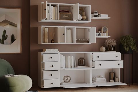 BK ÇOK AMAÇLI DOLAP, DUVARA MONTE ÜST MODÜL, KBR