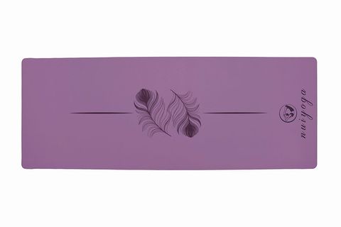 YOGA MATI, DOĞAL KAUÇUK, MOR, 70X185