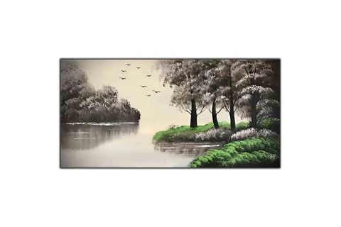 DOĞADAKİ TEK RENK ORİJİNAL YAĞLI BOYA TABLO