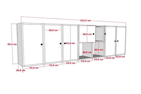 BK ÇOK AMAÇLI DOLAP, 4 ÇEKMECELİ, MST