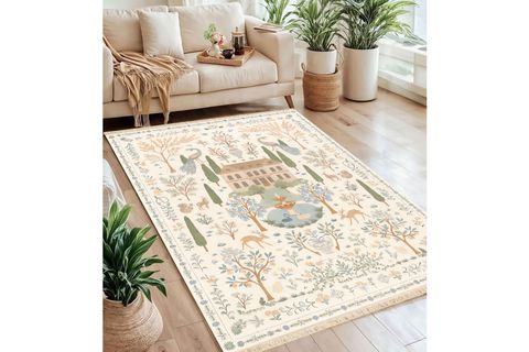 SANATSAL BASKILI DOKUMA TABAN HALI, 145 YNG, 150X230 CM
