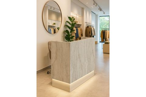 RİSSA LEDLİ KARŞILAMA BANKOSU, 110 CM