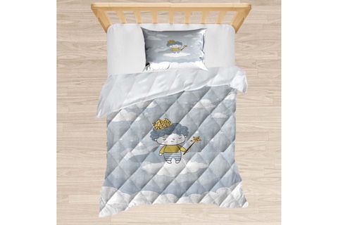 ELSE DENİZ FENERİ GEMİLER 3D DESENLİ TEK KİŞİLİK ÇOCUK MİKROFİBER ELYAF DOLGULU YASTIK KILIFI 155X215