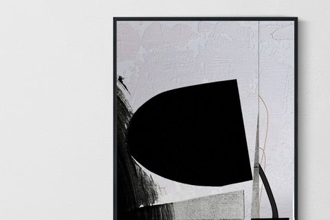 AHŞAP TRAVERTEN KAPLANMIŞ DOKULU, SOYUT KUTU TABLO, 67X123