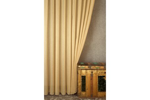 MASSARELLİ ETAMİN ŞANTUKLU TÜL ALTIN RENGİ  PİLESİZ 100X260