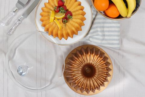 SERENK FUN COOKİNG YILDIZ ALÜMİNYUM DÖKÜM GRANİT KAPLAMA KEK KALIBI, SARI, 26 CM