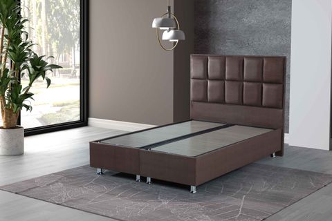 SOFT BAZA BAŞLIK SETİ, KAHVERENGİ, 160X200