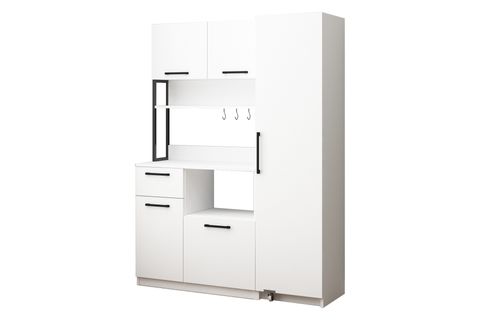 ERVİN ÇOK AMAÇLI ERZAK DOLABI, 1 KAPAKLI, BEYAZ