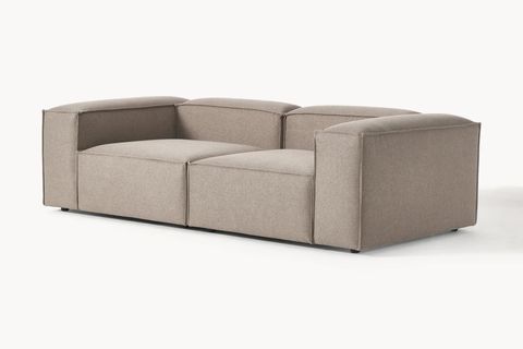 LENA İKİLİ KETEN KOLTUK, KAHVERENGİ