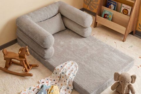 DECO ANNE YANI ÇOCUK YATAĞI, GRİ, 90X150