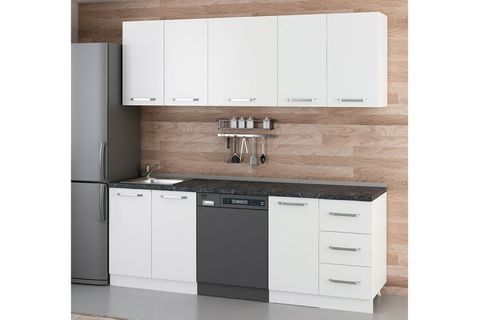 MİNAR 220 CM MUTFAK DOLABI BEYAZ 220 B11