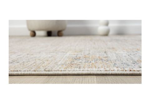 VİNTAGE ESKİTME DESENLİ DOKUMA MAKİNE HALISI, BEJ, 240X320, 10205