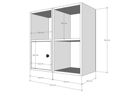 YUSUF KOMODİN, 1 KAPAKLI, KMD-1008-Ç