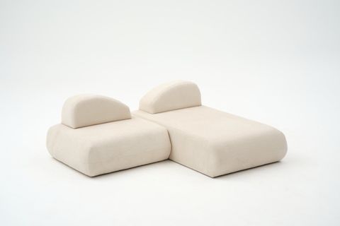 LİVA KÖŞE KOLTUK, UZANMALI, KREM