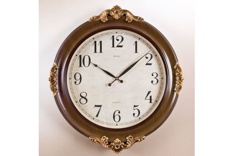 ULTİMA REGAL AHŞAP DESEN BÜYÜK BOY DUVAR SAATI