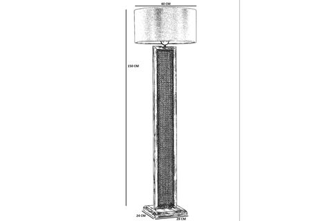 RİBON SİLİNDİR LAMBADER, RATTAN YANIK