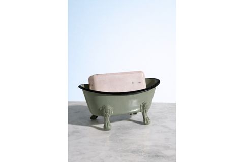 DEKORATİF VİNTAGE METAL SABUNLUK, YEŞİL