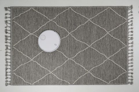 4K INFİNİTY COLLECTİON MODERN MAKİNE HALISI 02, GREY, 80X150 CM