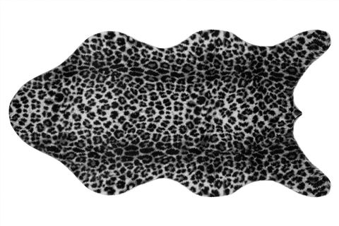 LEOPAR POST KESİM MAKİNE HALISI, GRİ, 80X150