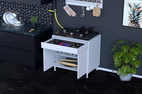 QPLAS XL OCAK ALTI 1 RAFLI SET, 48 CM