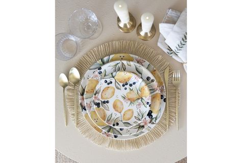 THE MİA LİMONCELLO PASTA TABAĞI 6LI SET 19 CM LMN012